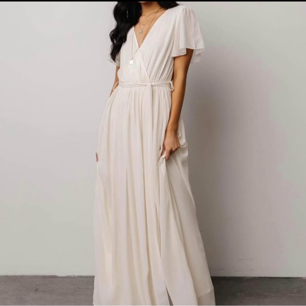 Baltic Born Cream Maxi Dress